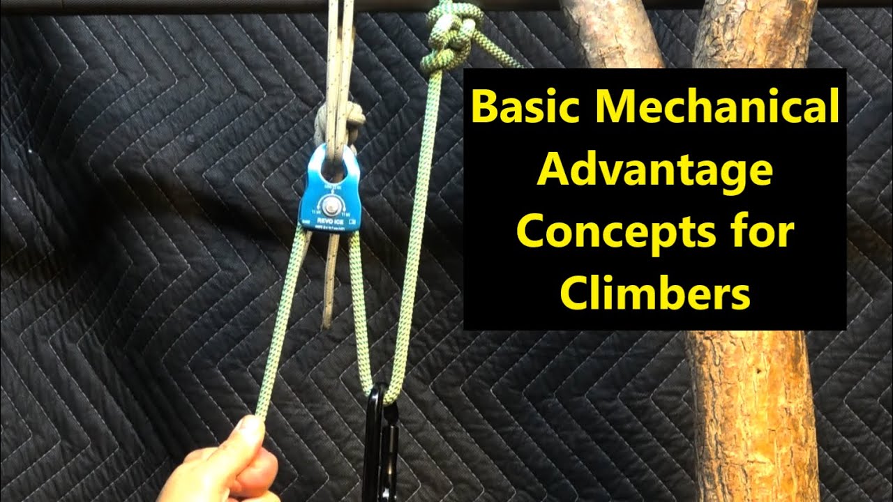 Basic Mechanical Advantage Concepts for Climbers