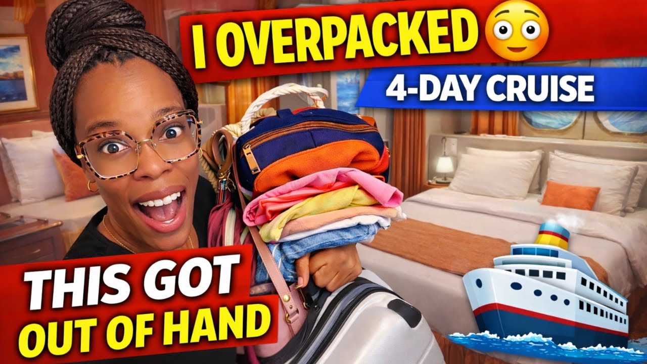 Overpacking for a 4 Day Cruise | What to Pack vs What You Need