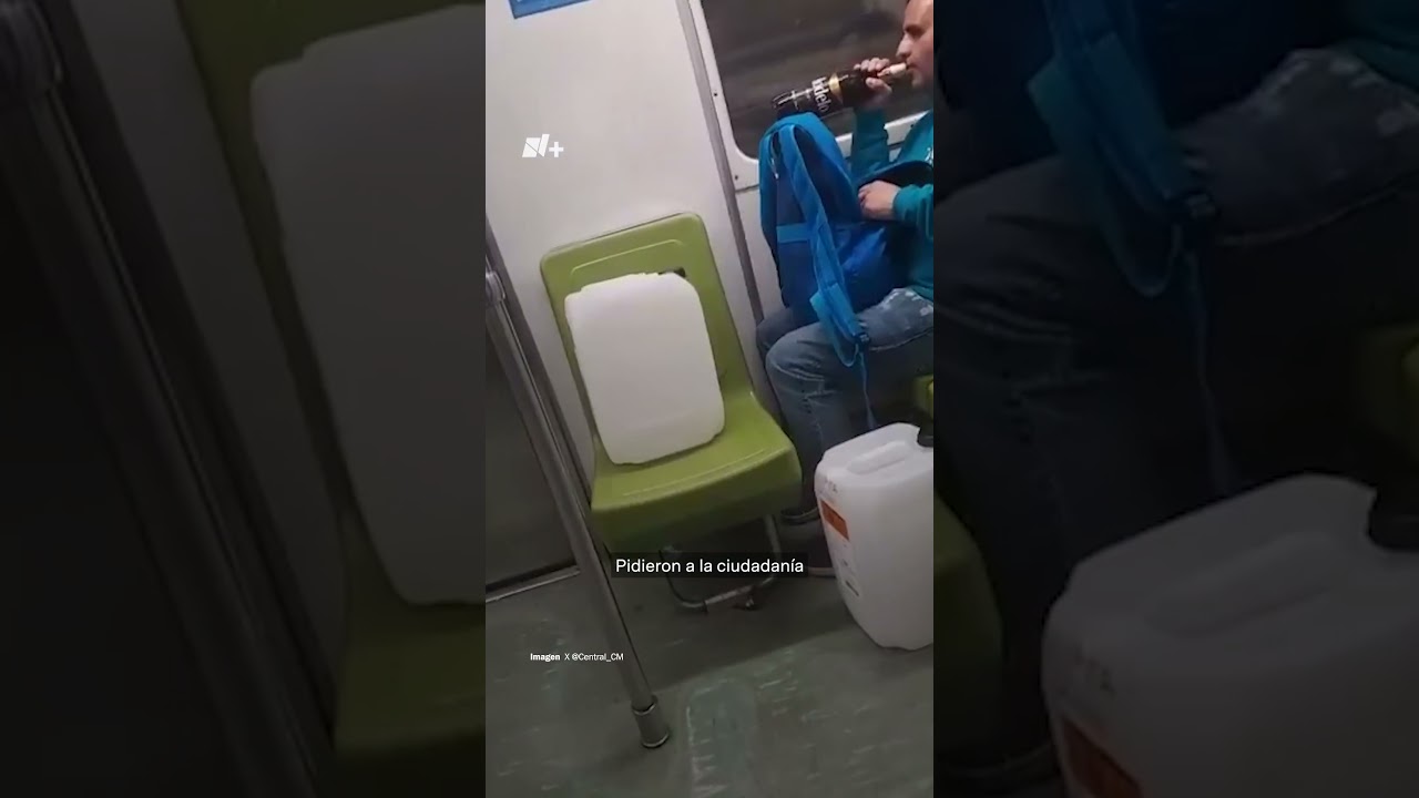 Captan a Usuario Bebiendo Cerveza en el Metro - N+