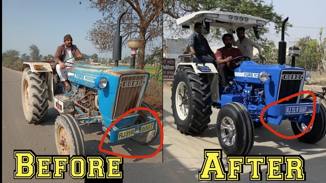 Pehla Ford 3600 Tyar Ho K Gya | Ford 3600 Power Steering krn Da nav trika | Tractor Alloys and tyres