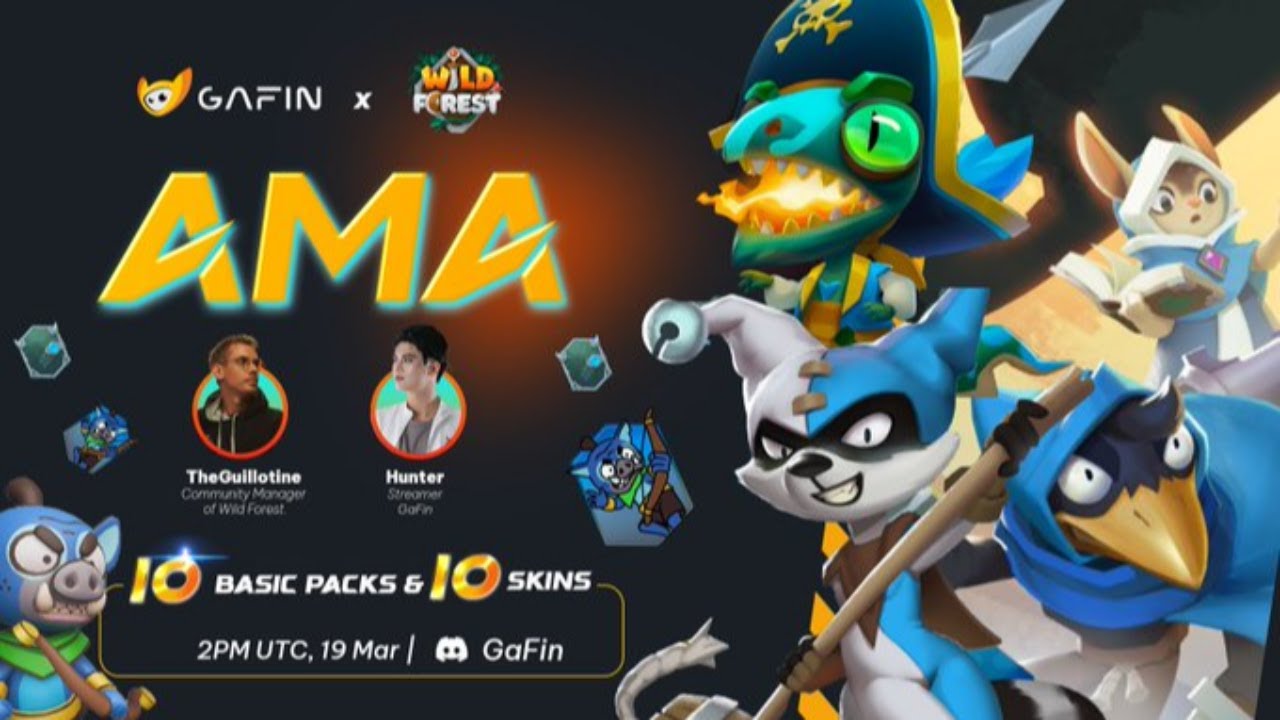 🔥  AMA with  @playwildforest  & GaFin! 🔥