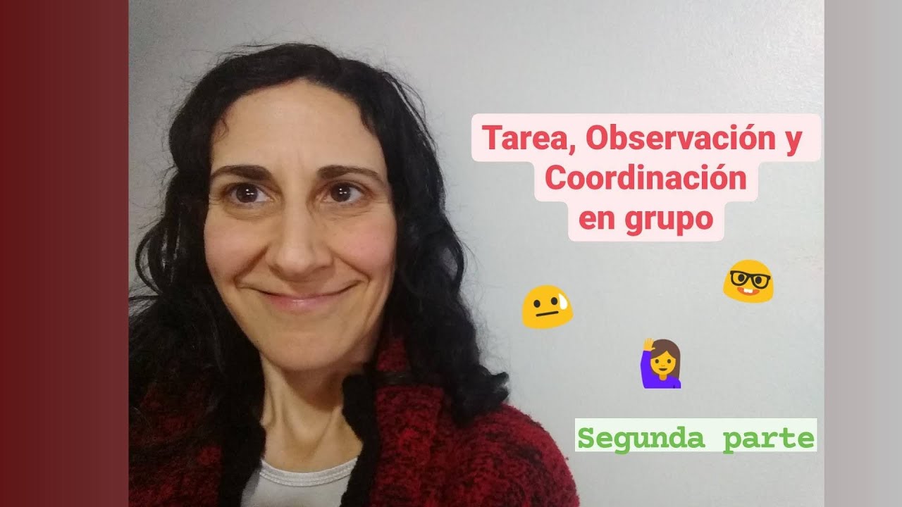 TAREA, OBSERVACION Y COORDINACION EN GRUPOS 2