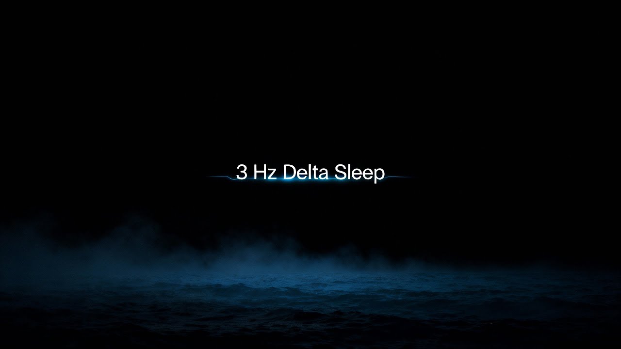 3 Hz Delta Waves 🌙 Deep Sleep in 90 Minutes | Binaural Beats & Ocean Noise | Healing Sleep Music