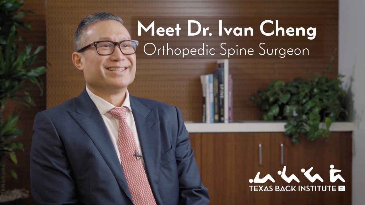 Meet Dr. Ivan Cheng, Orthopedic Spine Surgeon in Frisco and Plano, Texas