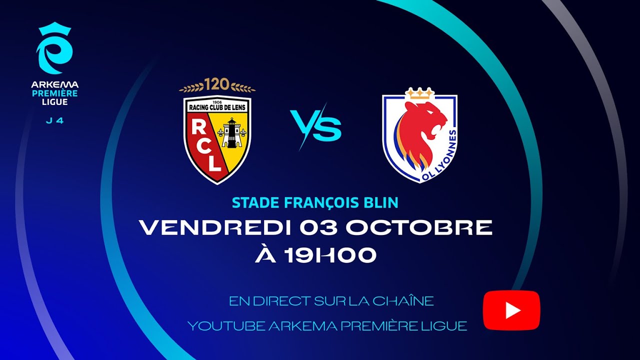 J4 I RC Lens vs OL Lyonnes en replay I ARKEMA Premi&egrave;re Ligue 2025-2026