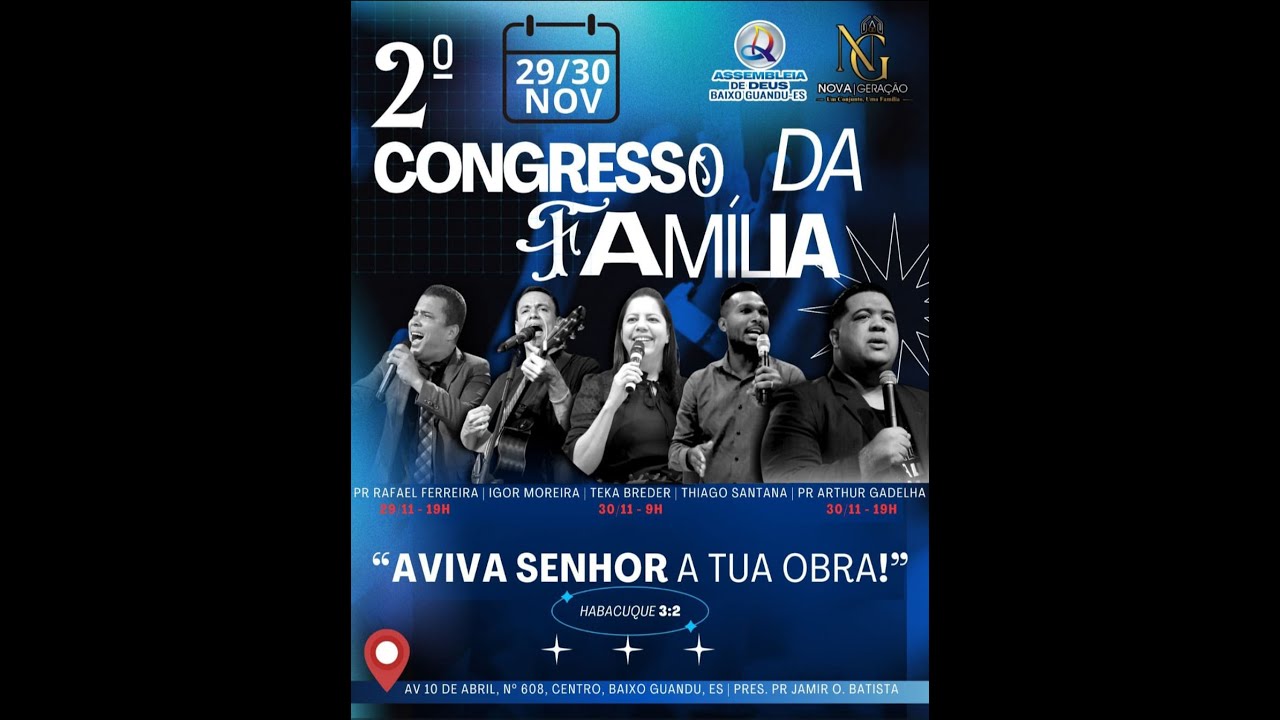 1° DIA CONGRESSO DA FAMILIA  2025  | 29/11/2025