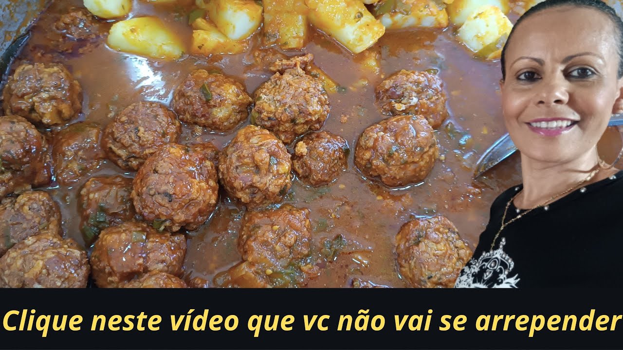 Você vai se surpreender com o resultado desta almôndegas, vídeo com dicas