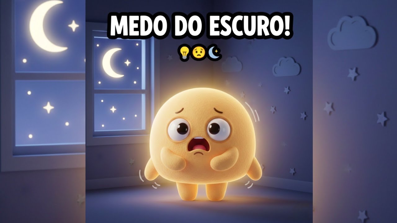 “A Luz Que Tinha Medo de Apagar 💡🌙”