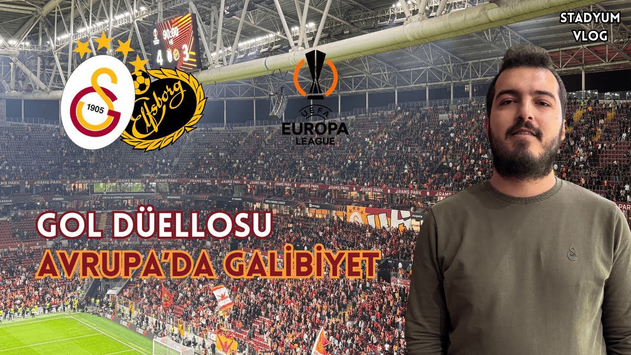 AVRUPA LİGİ'NDE TAM GAZ DEVAM, SIRADA BEŞİKTAŞ VAR! | Galatasaray 4-3 Elfsborg Stadyum Maç Vlog