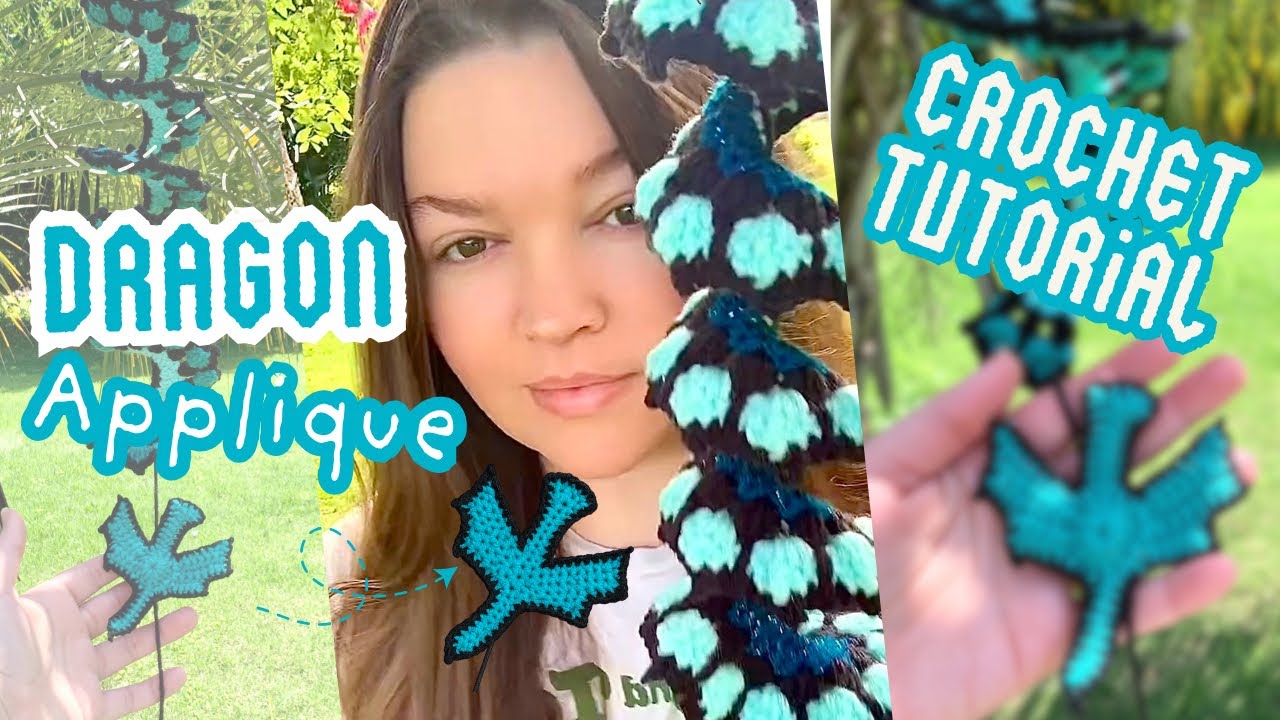 Dragon Appliqu&eacute; *Crochet Tutorial*