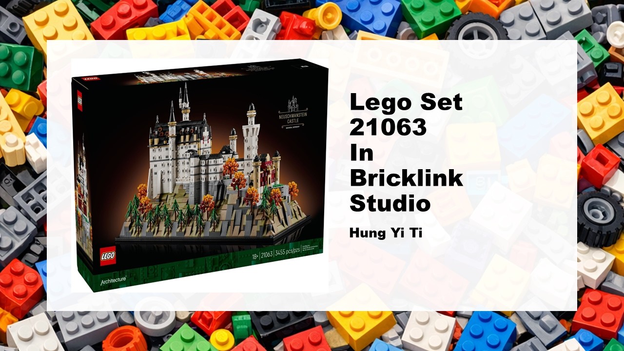 Lego set: Architecture 21063 in Bricklink Studio-Part5