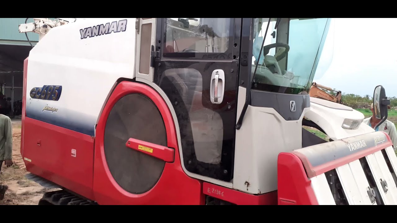 Bán máy tuốt lúa yanmar GC695 hàng nội địa nhật, máy đẹp 1442h. lưu ý : máy đã bán.