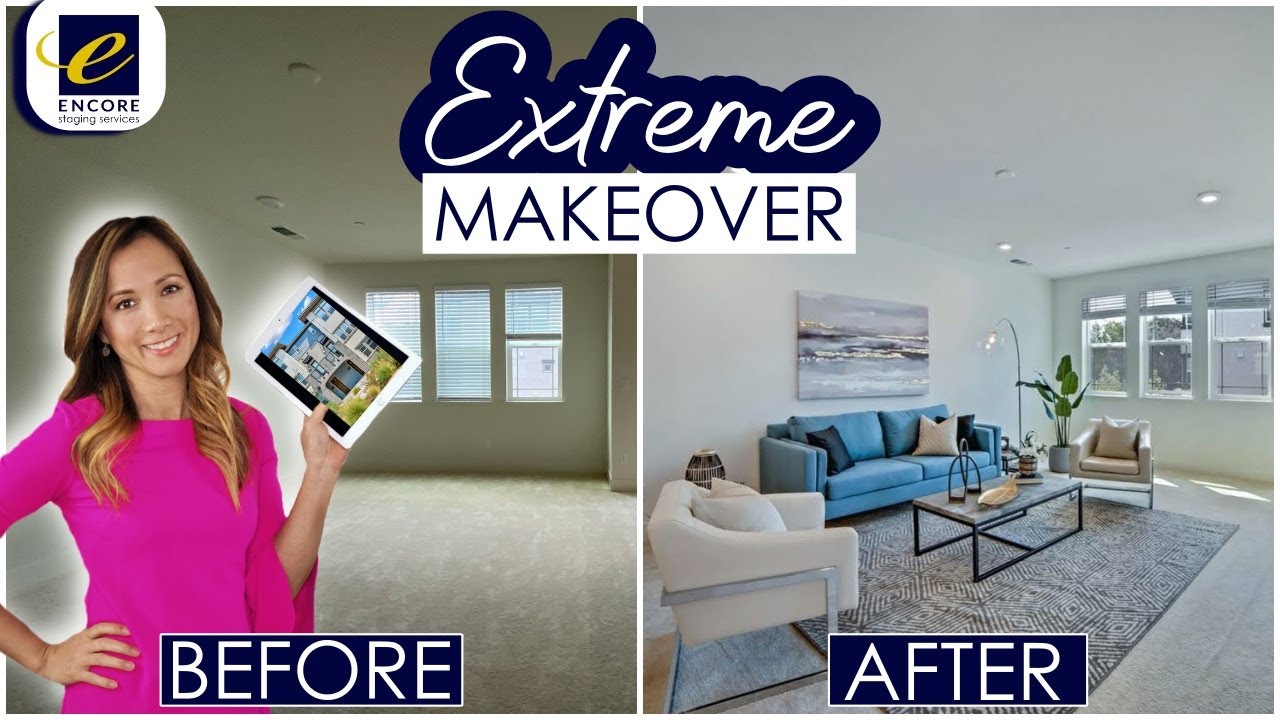Home Staging Before and After | Extreme Home Makeover - SUNNYVALE, CA | Home Staging