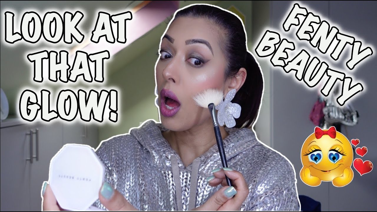 REVIEW: NEW Fenty Beauty Demi Glow Light Diffusing Highlighter