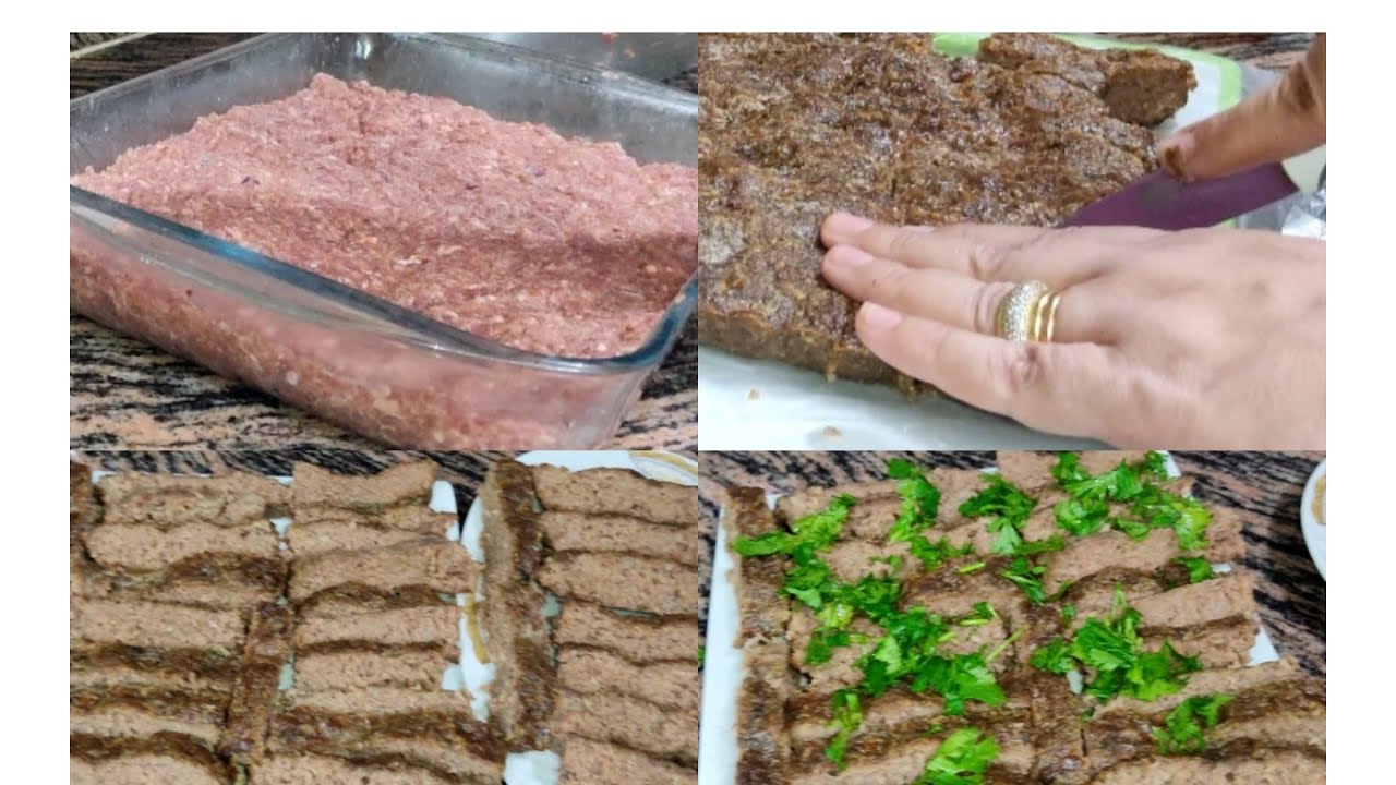 الكفته المشويه ليه تعمليها صباع صباع اعمليها مره واحده  وضاعفي الكمية ووفري الوقت والمجهود
