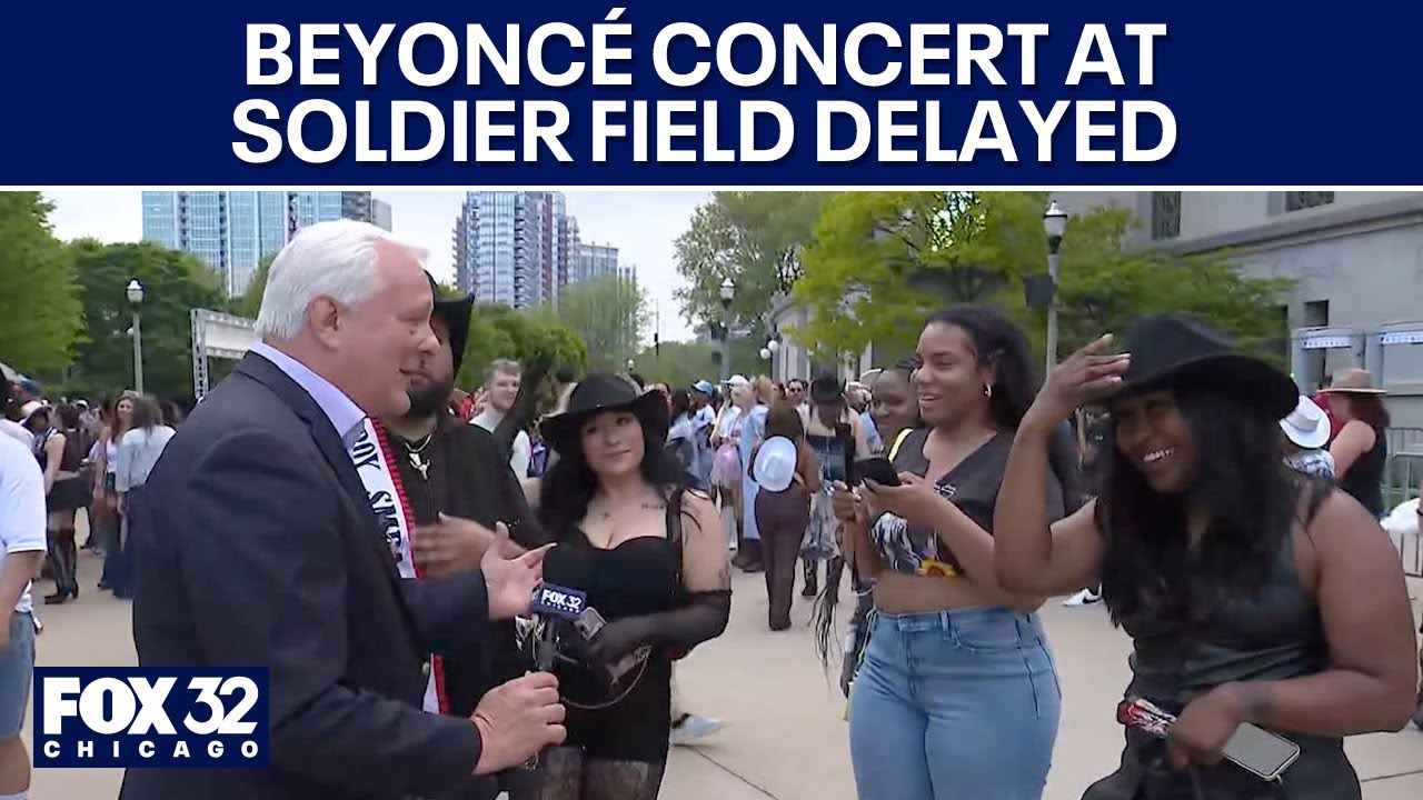 Beyoncé concert at Soldier Field delayed as fans wait out weather