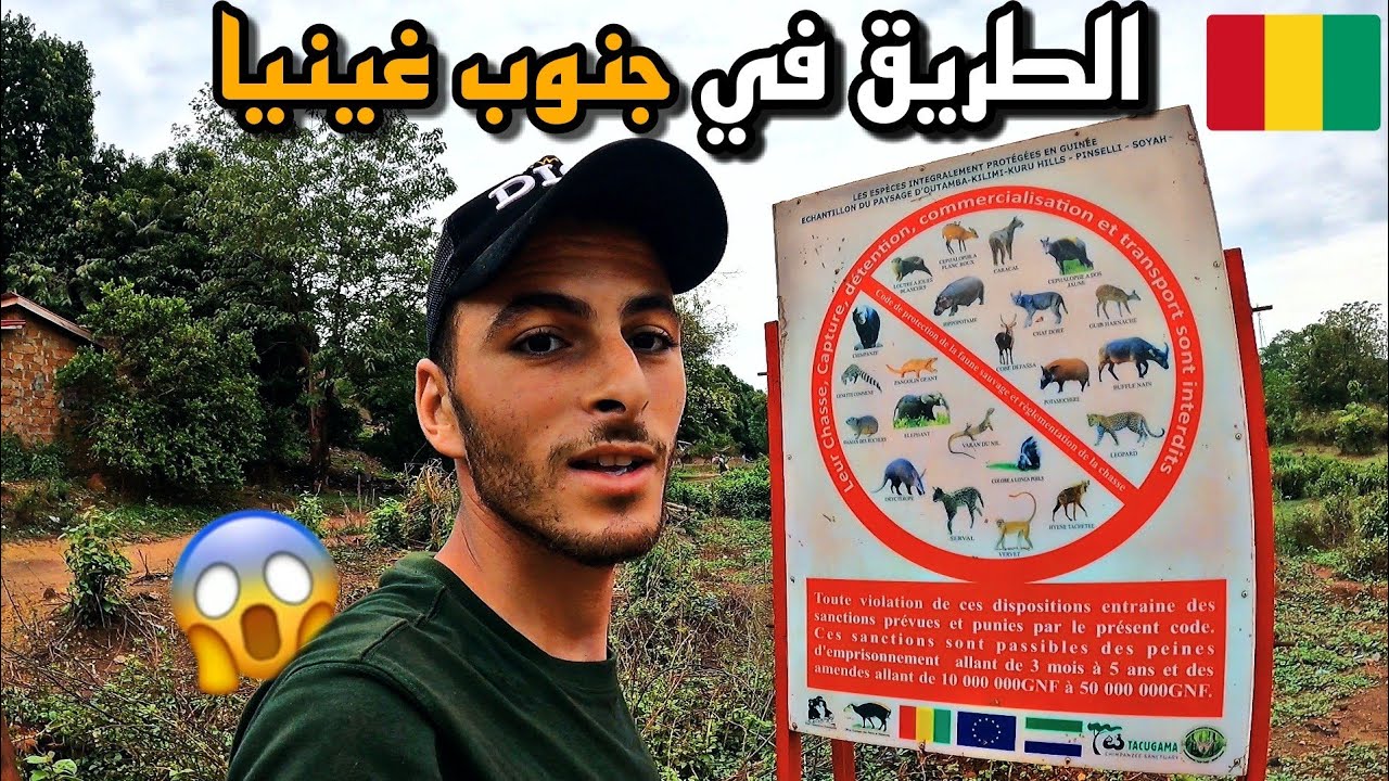 71 | 🔥 الطريق في جنوب غينيا بدأ فيه موسم الأمطار فقضيت الليلة في مدرسة 🇬🇳
