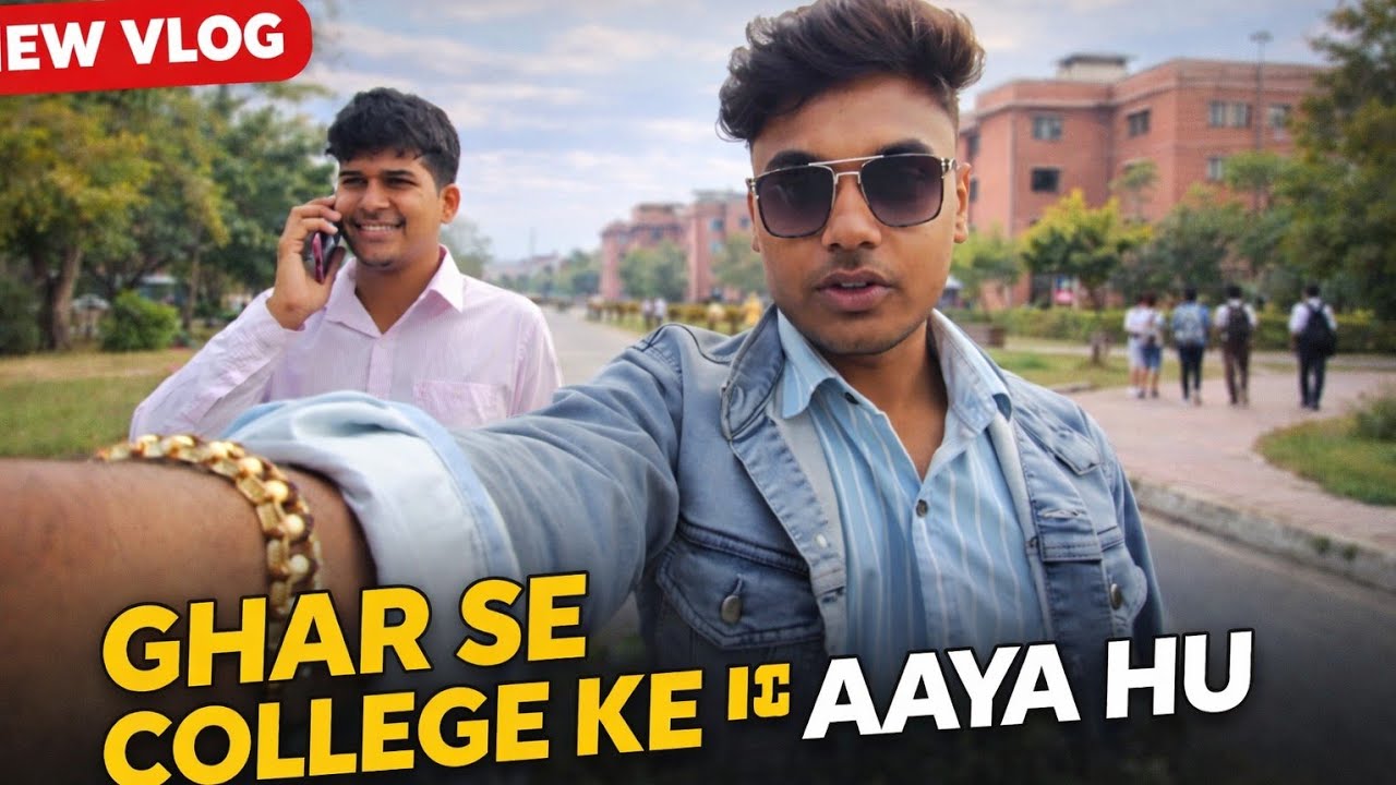 Ghar Se College Ke Liye Aaya Hu 🏠➡️🎓 | First Day College Vlog | Village To College Journey
