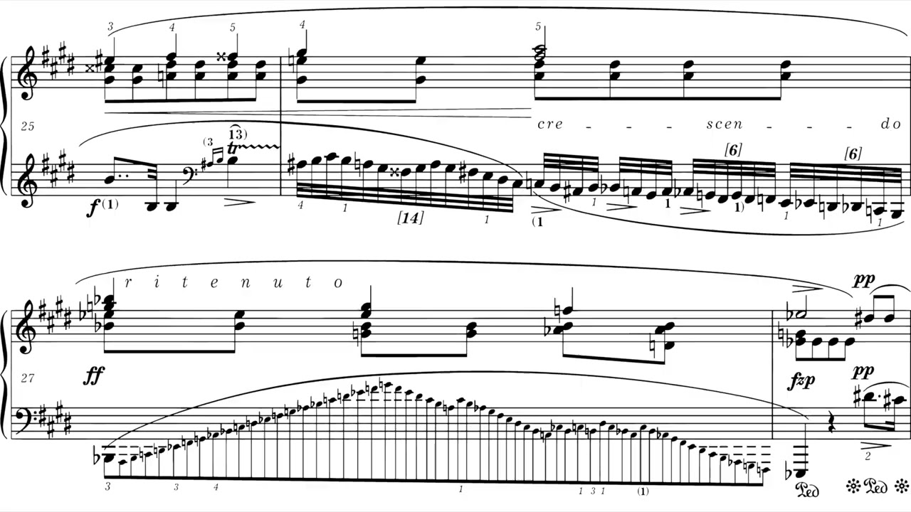 F. Chopin – Etude Op. 25 N. 7