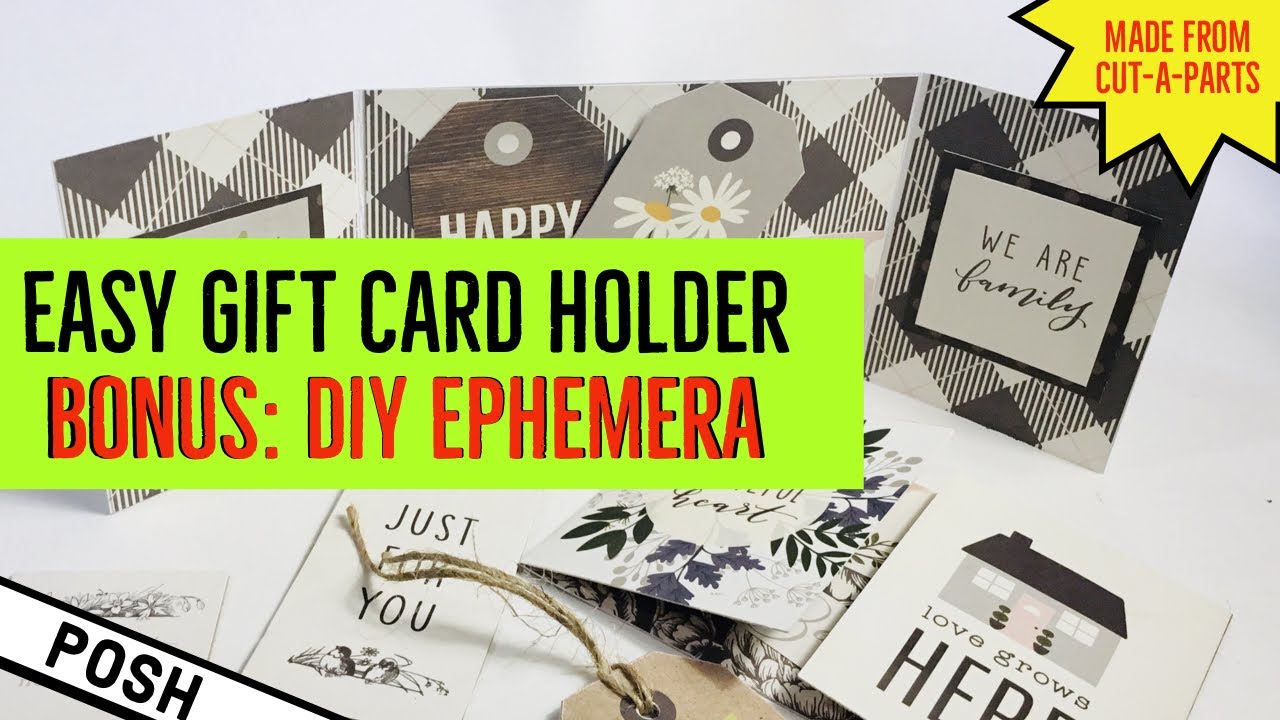 ⭐️BEST DIY GIFT CARD WALLET EVER⭐️Easy DIY Gift Card Wallet/ Fun Stocking Stuffer/USE THE WHOLE PAD