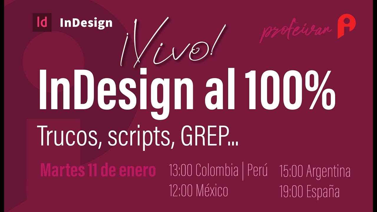 💯 InDesign al 100% - De cero a Master