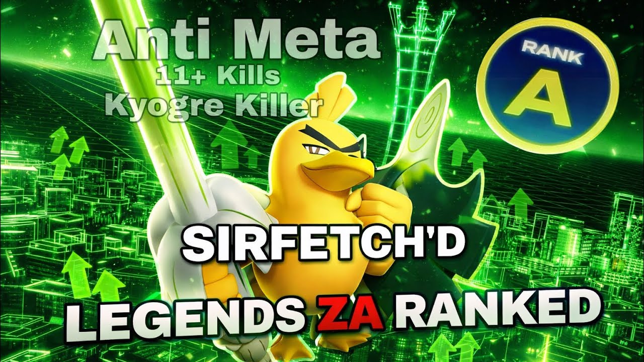 I Think I Made The STRONGEST SIRFETCH'D ... *OHKO'S PRIMAL KYOGRE*
