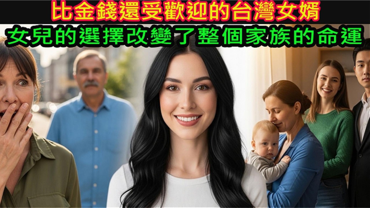土耳其女兒的台灣女婿，比萬金更珍貴！一位十八歲少女的抉擇，如何改變了整個家族的命運？