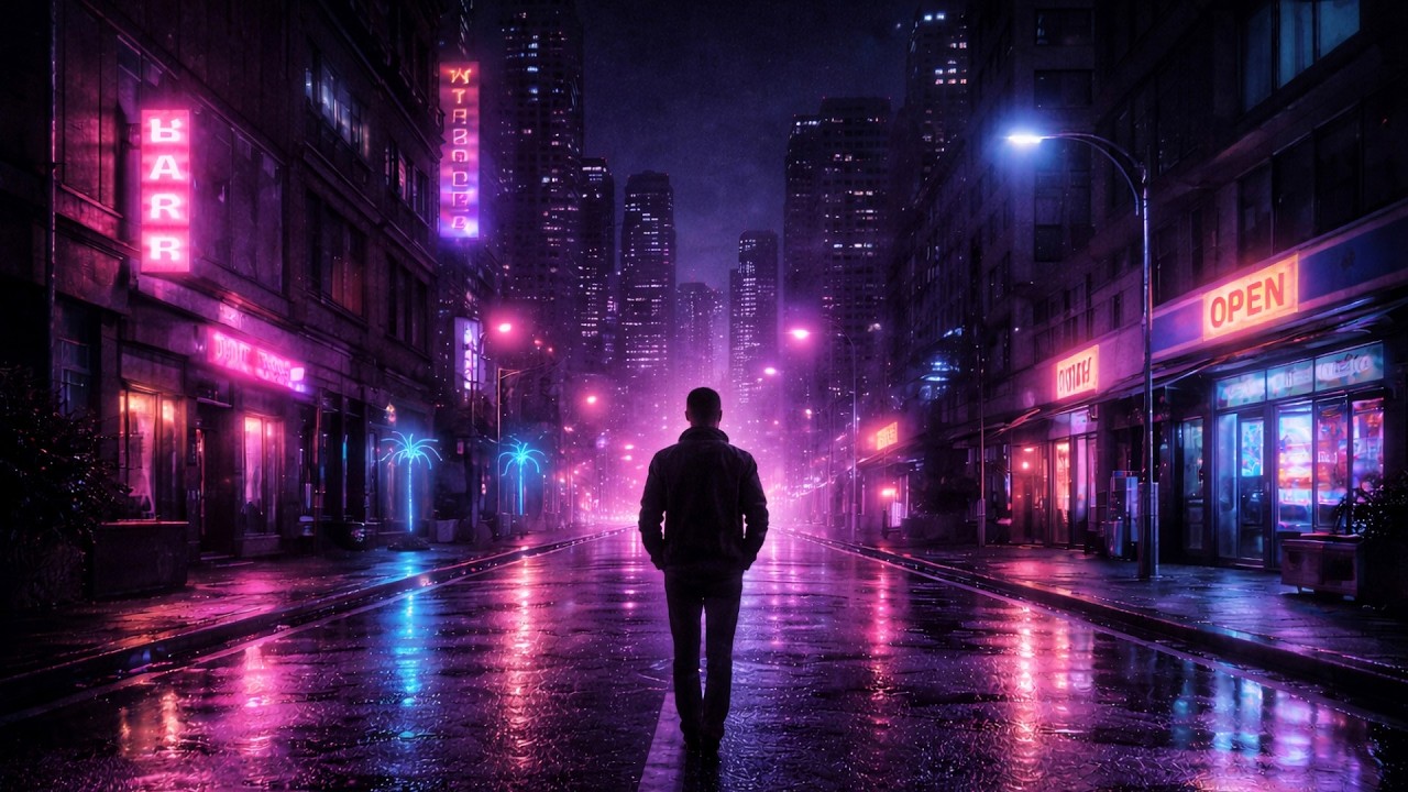 Echoes Between Neon Signs | Retro Synthwave #synthwave #80smusic #nightdrive