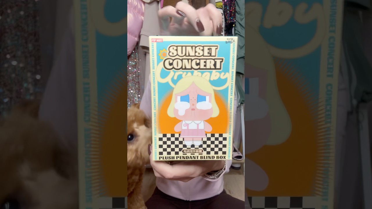 CRY BABY📦 #unboxing #blindbox #blindboxopening #popmart #crybaby #toys #mysterybox