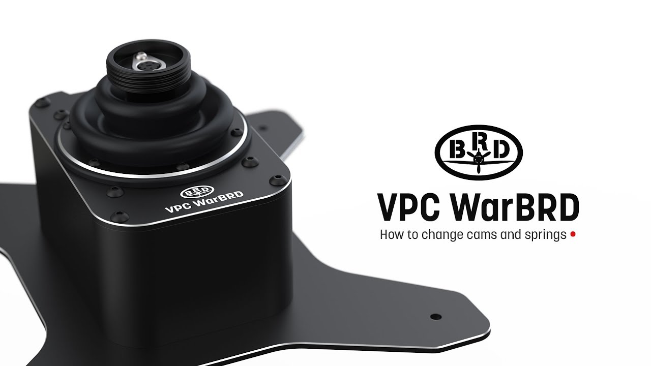VIRPIL Controls - WarBRD Cams and Springs Change Guide | Замена кулачков и пружин