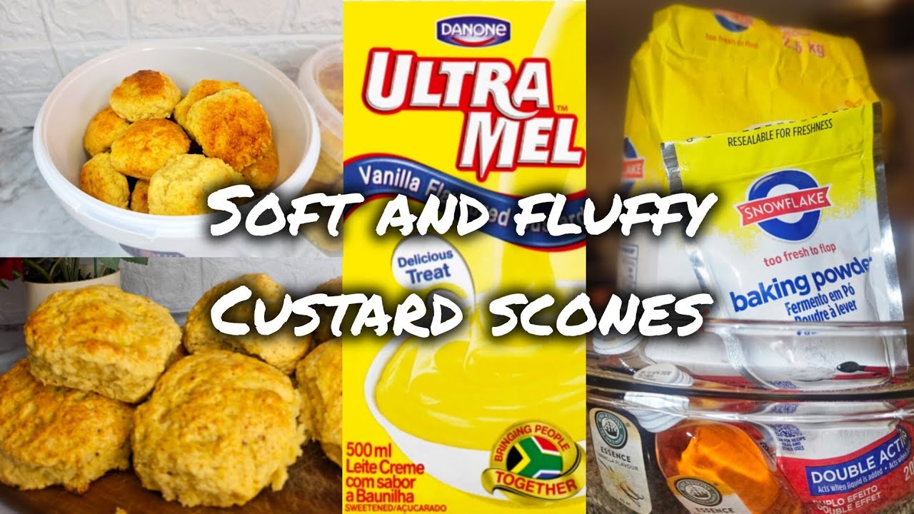 Soft And Fluffy Custard Scones Recipe | How To Make Soft and Fluffy Custard Scones
