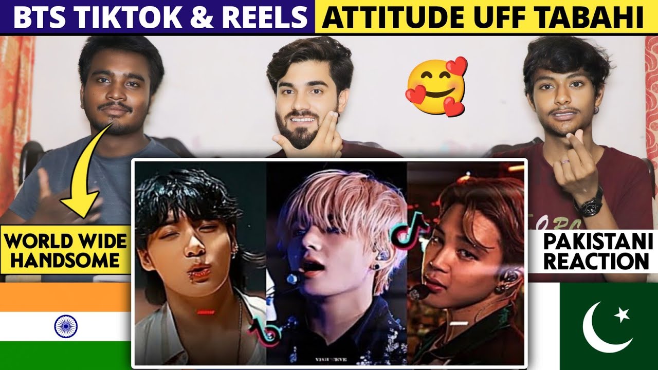 Bts Tik Tok & Reels - Пакистанская реакция - Шан Экстра