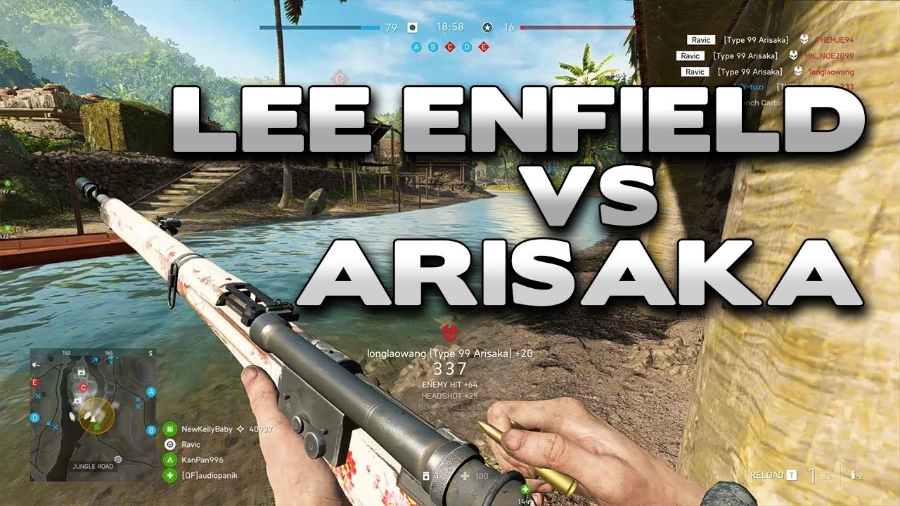 Lee Enfield vs Arisaka Battlefield 5