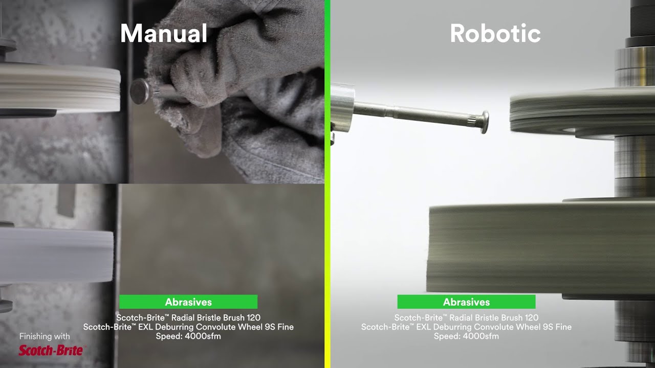 Can Your Scotch-Brite™ Finishing Process Be Automated? See the Results with 3M Robotics