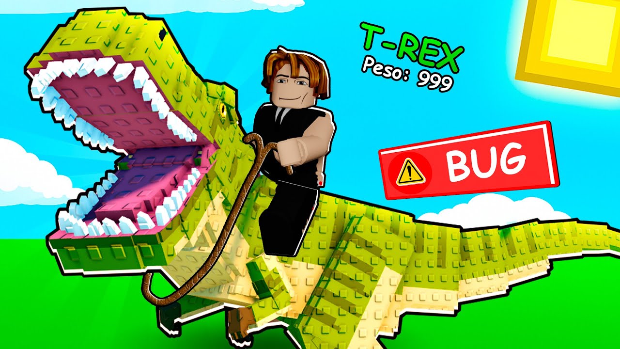 CRIEI UM BUG E DOMEI O T-REX MUITO FÁCIL NO RISE ANIMALS 