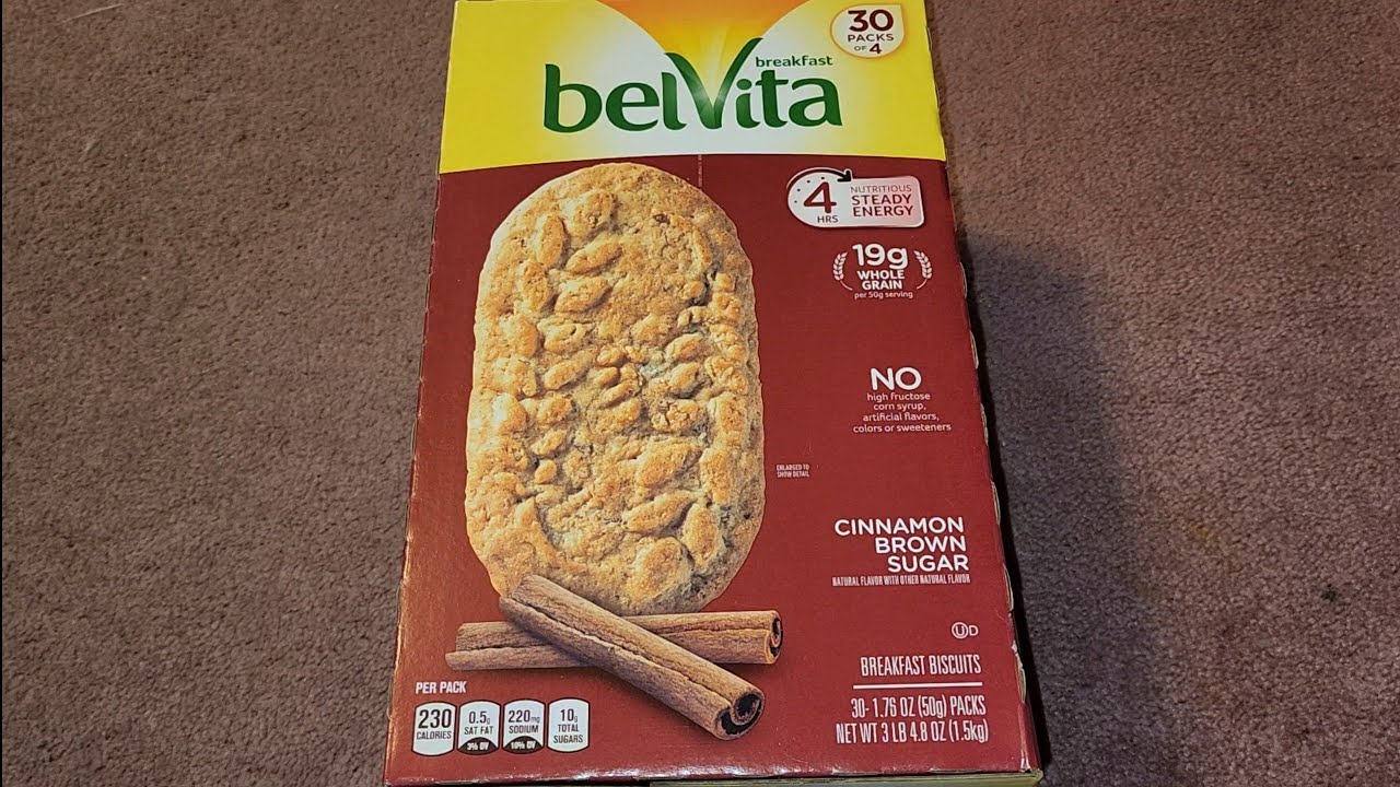 Costco Sale Item Review Belvita 30 Packs of 4 Cinnamon Brown Sugar Breakfast Biscuits Taste Test