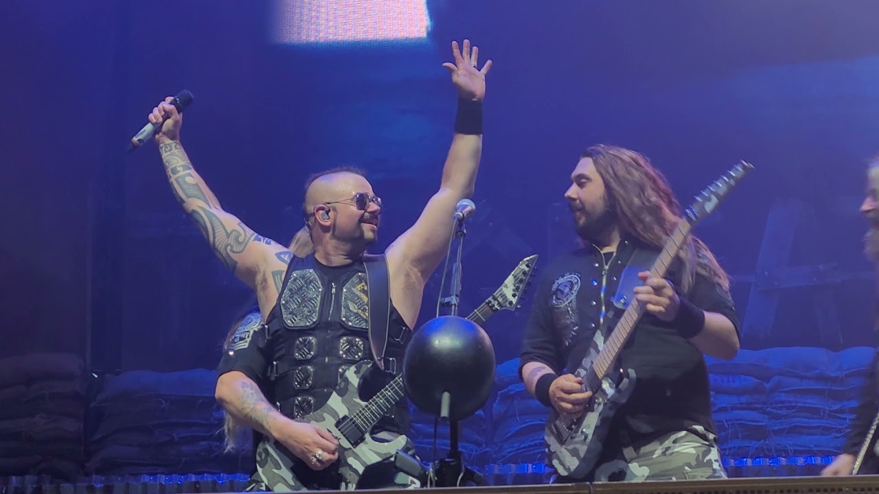 Sabaton - Swedish Pagans (Tommy sings and Joakim playing on guitar) 🤣 - Rock Castle 2021