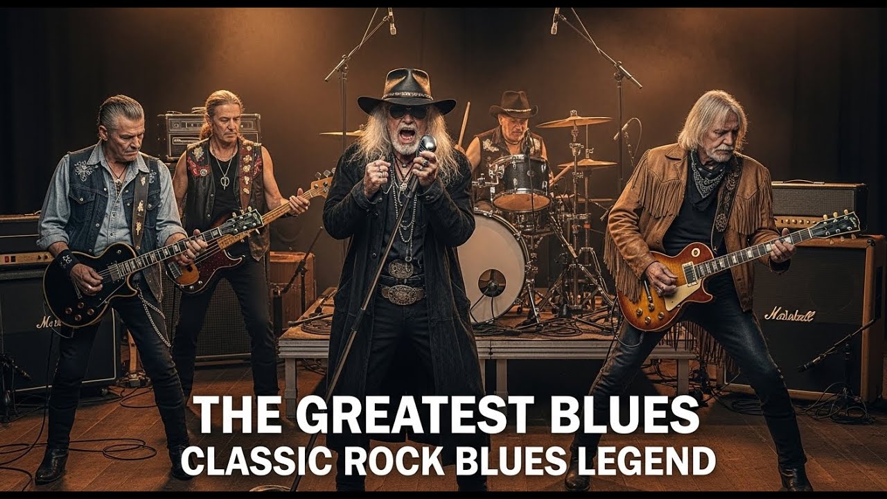 Jimi Hendrix, Eric Clapton, SRV, Muddy Waters, ZZ Top – Classic Blues Rock Vocals & Guitar Riffs