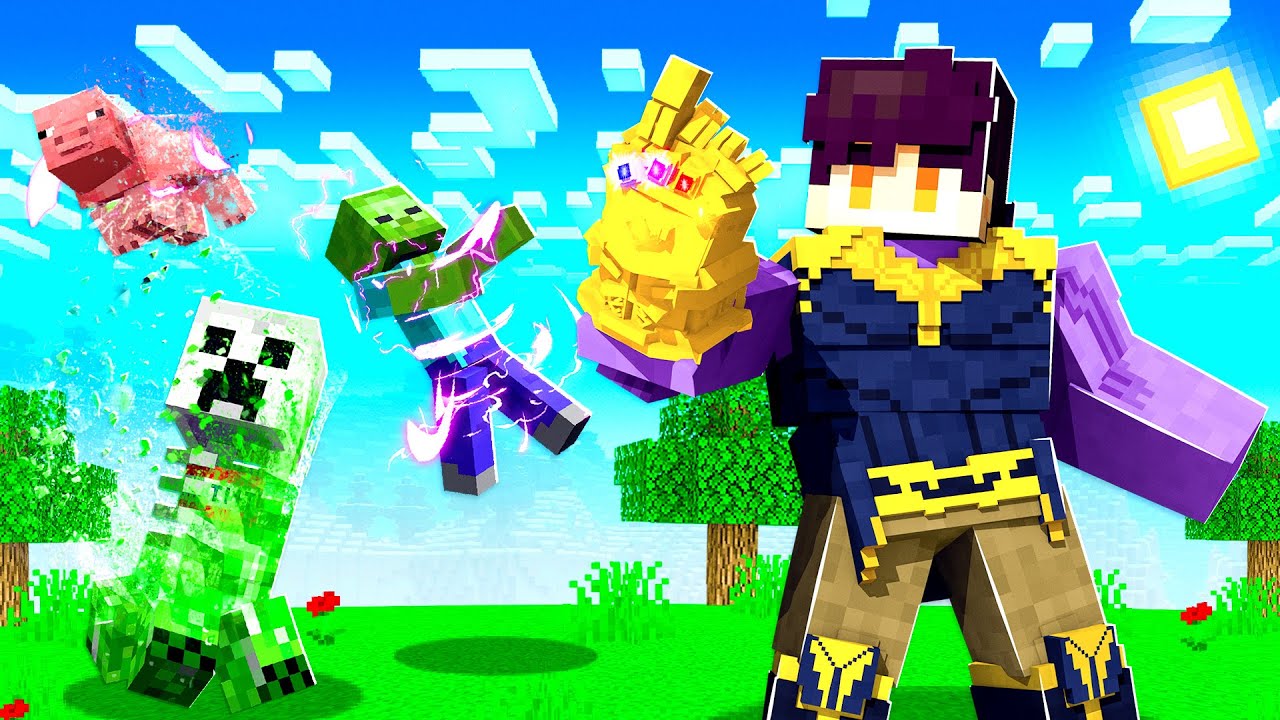 I Became THANOS in MINECRAFT! *INSANE*