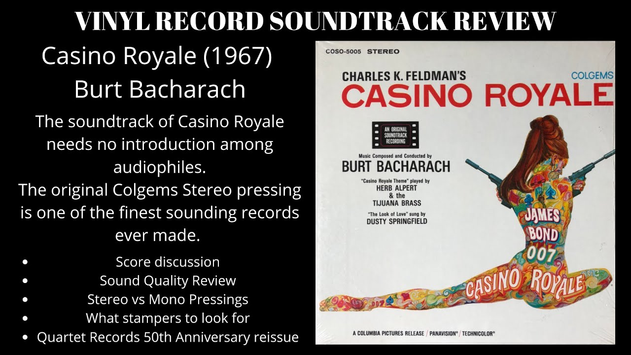 Казино «Рояль» (1967) — Берт Бахарак, оригинальный американский винил Colgems Stereo and Mono: ле...
