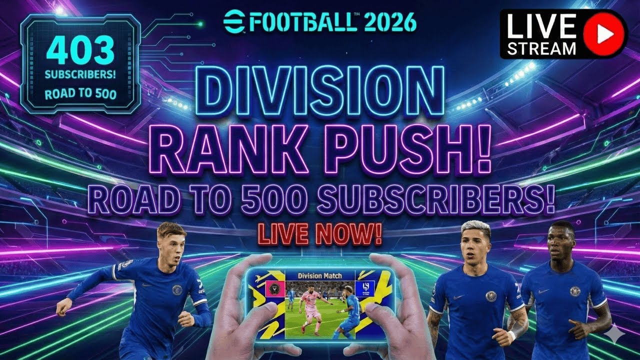 eFootball 2026 Live: Division Push & Gameplay 🔥| Id Review! 🤗