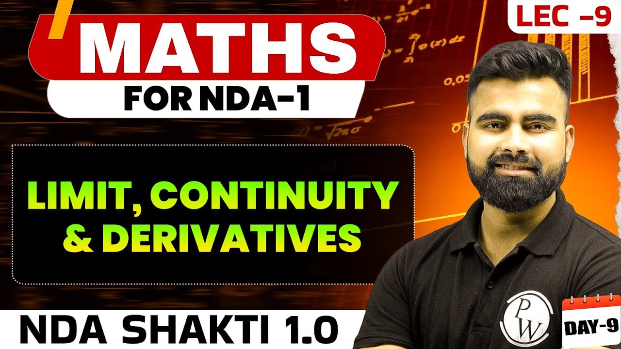 NDA Maths: Limit, Continuity & Derivatives | NDA Shakti 1.0, 2025 | Maths For NDA 1 2025