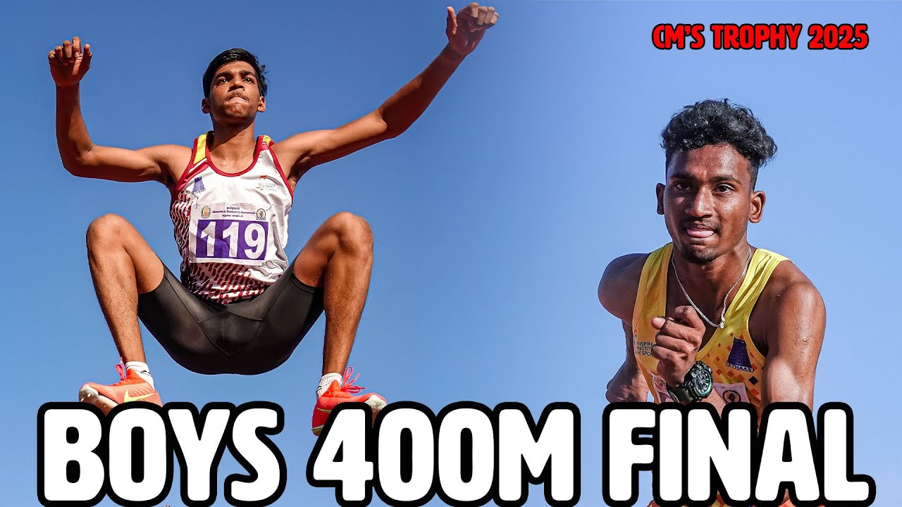 400m final School Boys || CM's Trophy 2025