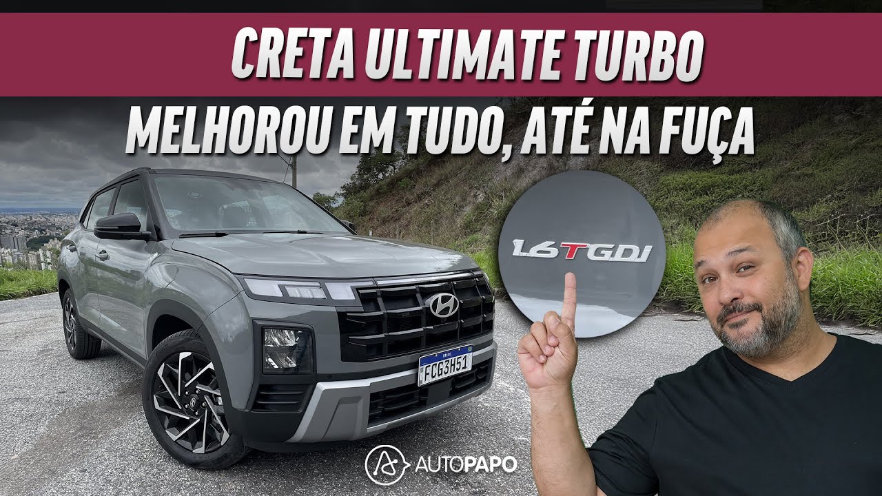 HYUNDAI CRETA ULTIMATE 2025: MAIS POT&Ecirc;NCIA, SEGURAN&Ccedil;A E VISUAL RENOVADO