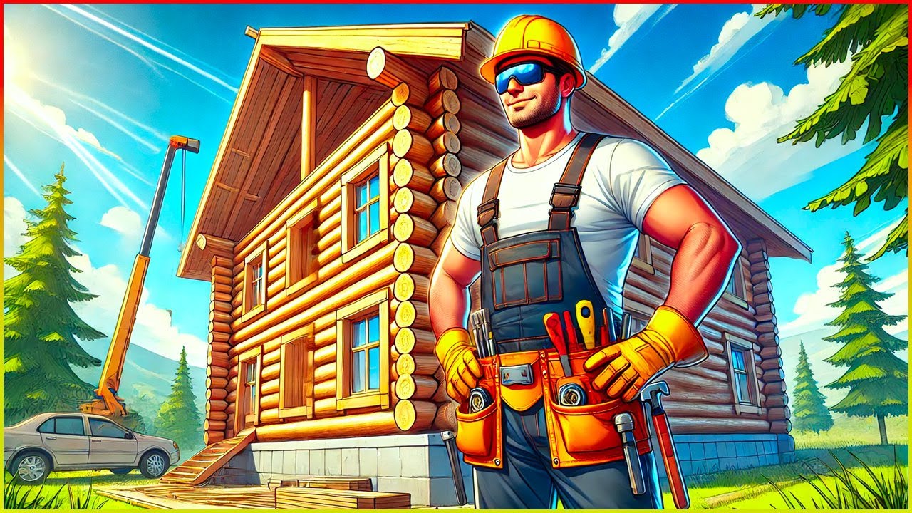 This is a New Open World Building Game - House Builder 2