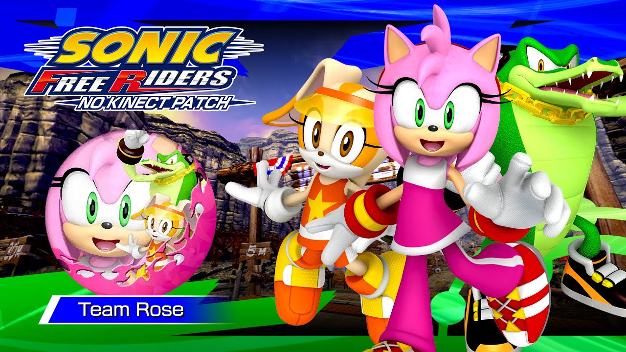 Sonic Free Riders: Team Rose (Все S-ранги) [4K]