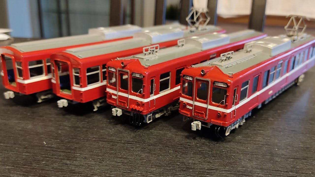 【紙製自作】京急 旧1000形の作り方　How to make Keikyu old 1000 series