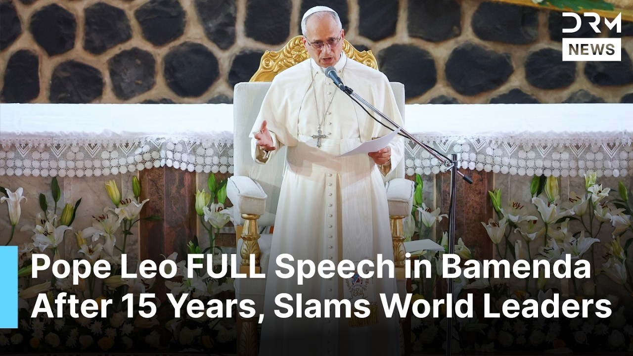 FULL SPEECH: Pope Leo XIV Slams Global Spending on &ldquo;Killing and Devastation&rdquo; in Bamenda Speech |AK1B
