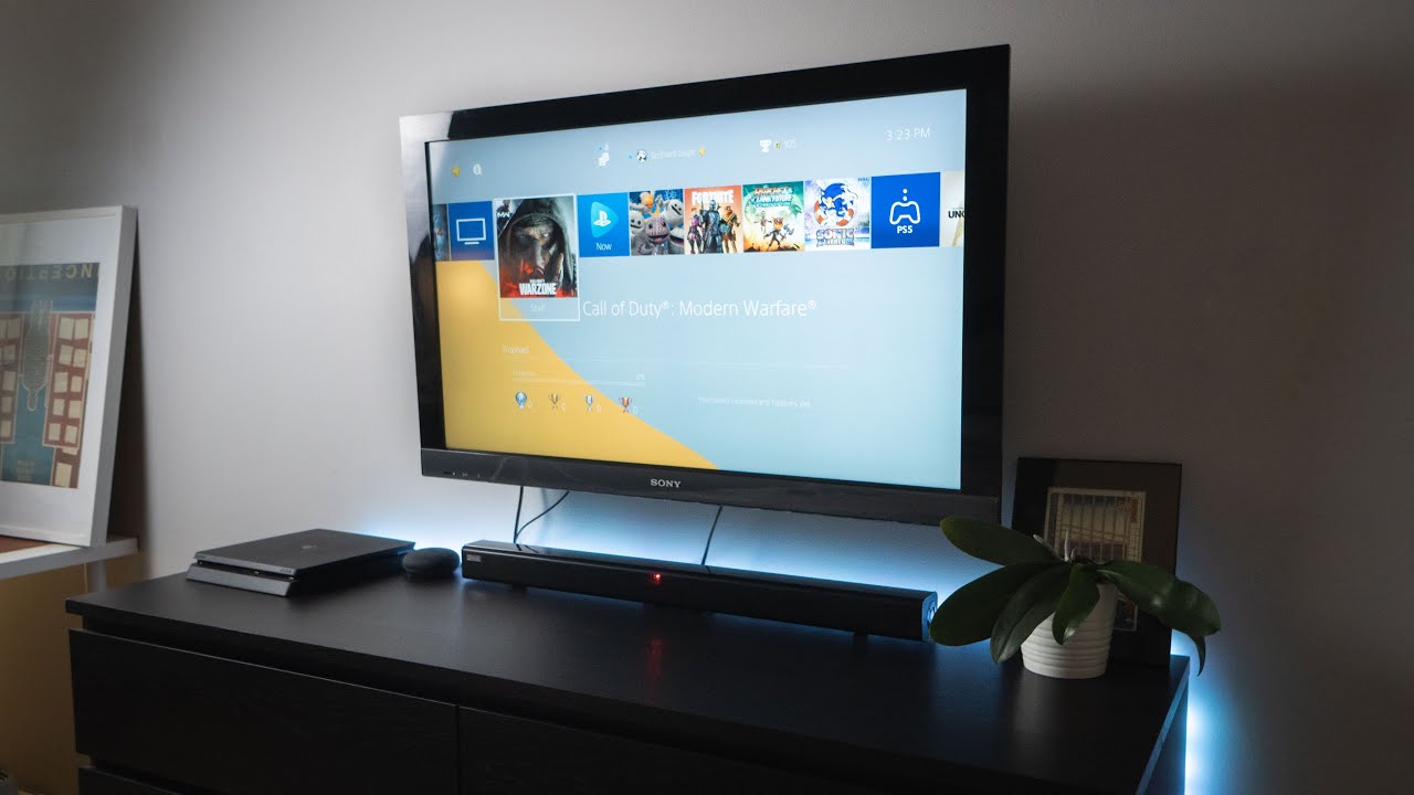 My Minimal Bedroom TV Setup