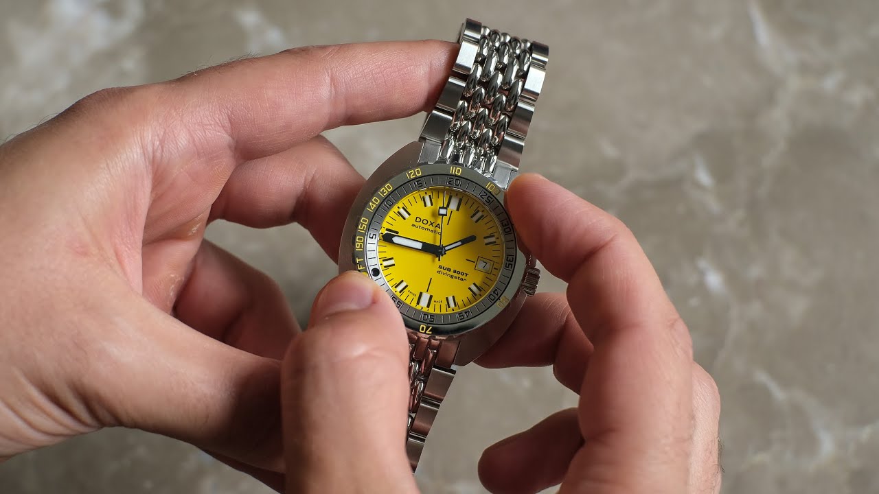 КУЛЬТОВЫЕ ЧАСЫ ДЛЯ ДАЙВИНГА DOXA SUB300T